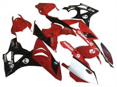 2009-2014 BMW S1000RR Motorcycle Fairings - Red White Glossy Black UK Manufacturers