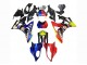 2009-2014 BMW S1000RR Motorcycle Fairings - Red Blue Yellow Shark UK Manufacturers