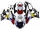 2009-2014 BMW S1000RR Motorcycle Fairings - White Red Yellow Black Castrol UK Manufacturers