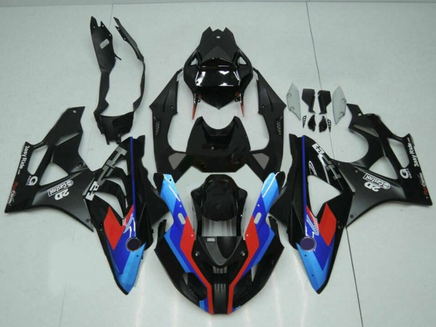 2009-2014 BMW S1000RR Motorcycle Fairings - Blue Red Matte Black Castrol UK Manufacturers