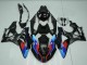 2009-2014 BMW S1000RR Motorcycle Fairings - Blue Red Matte Black Castrol UK Manufacturers