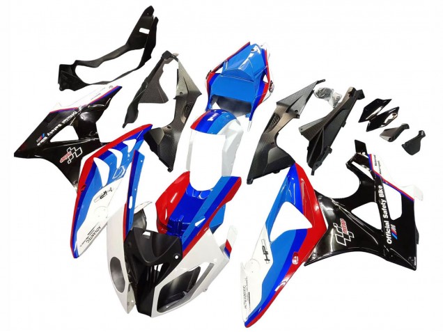 2009-2014 BMW S1000RR Full Motorcycle Fairings - White Red Blue Glossy Black UK Manufacturers