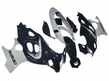 2004-2006 Suzuki GSX600F/GSX750F Motorcycle Fairing - Glossy Black Grey UK Manufacturers