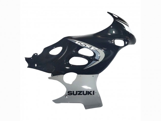 2004-2006 Suzuki GSX600F/GSX750F Motorcycle Fairing - Glossy Black Grey UK Manufacturers