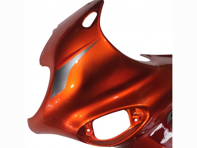 2004-2006 Suzuki GSX600F/GSX750F Motorcycle Fairings - Burnt Orange White Logo UK Manufacturers