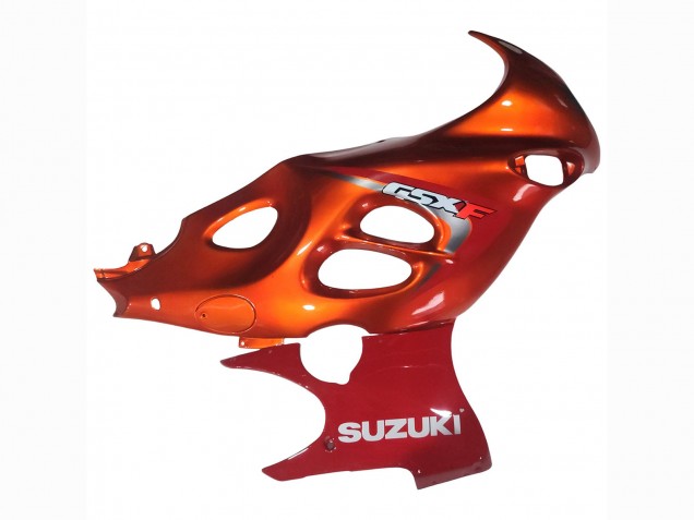 2004-2006 Suzuki GSX600F/GSX750F Motorcycle Fairings - Burnt Orange White Logo UK Manufacturers