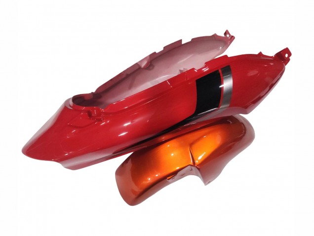 2004-2006 Suzuki GSX600F/GSX750F Motorcycle Fairings - Burnt Orange White Logo UK Manufacturers