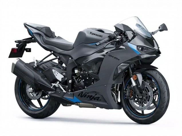 2023-2025 Kawasaki ZX6R Motorcycle Fairings - Grey Ninja UK Manufacturers