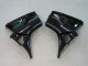 2003-2004 Honda CBR600RR Motorcycle Fairings - Glossy Black Red Decals UK Manufacturers