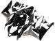 2007-2008 Honda CBR600RR Motorcycle Fairing Kits - Silver Glossy Black UK Manufacturers