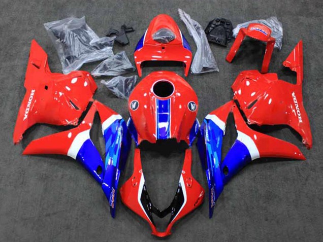 2009-2012 Honda CBR600RR Motorcycle Fairings - White Red Blue HRC UK Manufacturers