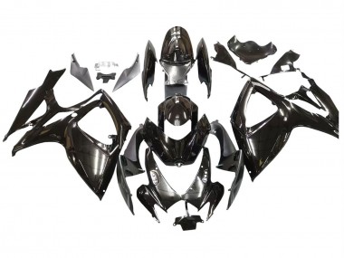 2006-2007 Suzuki GSXR 600 / GSXR 750 Motorcycle Fairings - Glossy Black UK Manufacturers