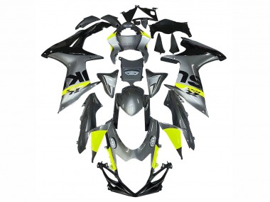 2011-2024 Suzuki GSXR 600 / GSXR 750 Motorcycle Fairings - Silver Yellow Black UK Manufacturers