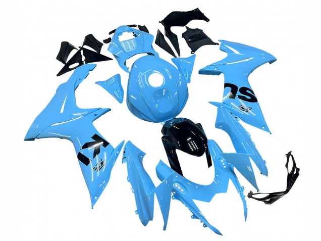 2011-2024 Suzuki GSXR 600 / GSXR 750 Motorcycle Fairings - Light Blue Black UK Manufacturers