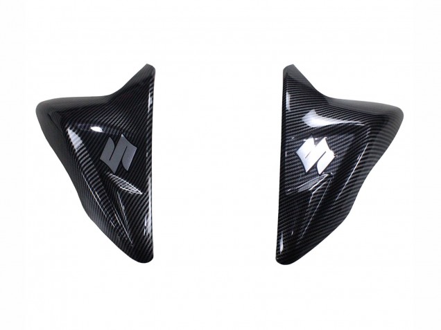 2011-2024 Suzuki GSXR 600 / GSXR 750 Motorcycle Fairings - Black Carbon Fiber Red UK Manufacturers