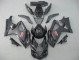 2007-2008 Suzuki GSXR 1000 Motorcycle Fairings - Matte Black Glossy Black UK Manufacturers