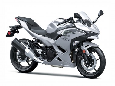 2024-2025 Kawasaki Ninja 500 EX500R Motorcycle Fairings - Metallic Silver Ninja UK Manufacturers