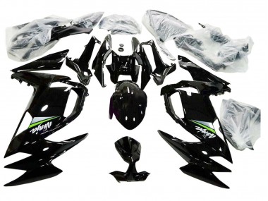 2020-2025 Kawasaki Ninja 650 EX650 Motorcycle Fairings - Glossy Black Green UK Manufacturers