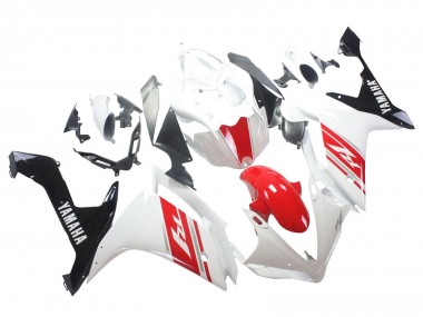 2007-2008 Yamaha YZF 1000 R1 Motorcycle Fairing - White Red Black UK Manufacturers