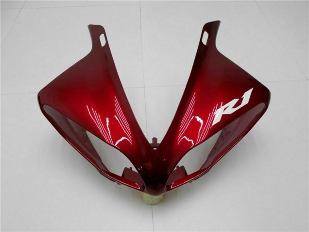 2009-2011 Yamaha YZF 1000 R1 Motorcycle Fairings - Red Matte Black UK Manufacturers
