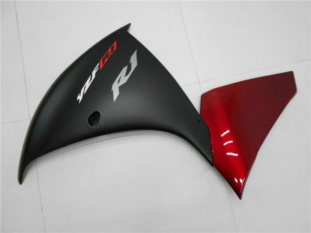 2009-2011 Yamaha YZF 1000 R1 Motorcycle Fairings - Red Matte Black UK Manufacturers
