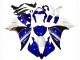 2012-2014 Yamaha YZF 1000 R1 Motorcycle Fairing - White Blue Black UK Manufacturers