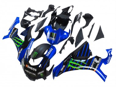 2015-2019 Yamaha YZF 1000 R1 Motorcycle Fairings - Blue Matte Black Green Monster ENEOS UK Manufacturers