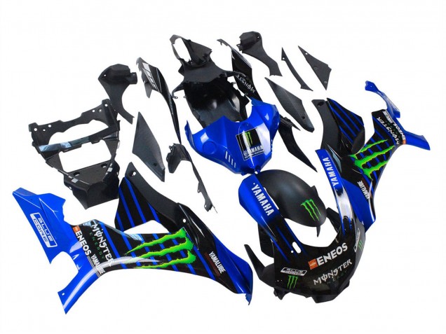 2015-2019 Yamaha YZF 1000 R1 Motorcycle Fairings - Blue Matte Black Green Monster ENEOS UK Manufacturers