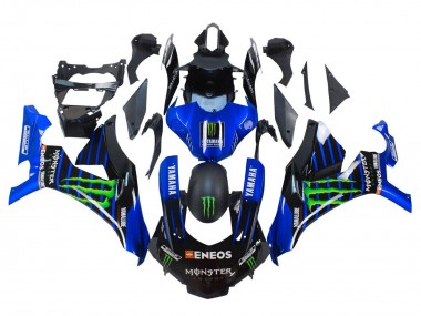 2015-2019 Yamaha YZF 1000 R1 Motorcycle Fairings - Blue Matte Black Green Monster ENEOS UK Manufacturers