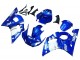 1998-2002 Yamaha YZF 600 R6 Motorcycle Fairings - Blue White UK Manufacturers