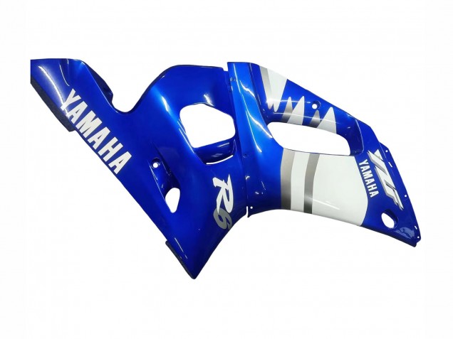 1998-2002 Yamaha YZF 600 R6 Motorcycle Fairings - Blue White UK Manufacturers