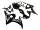 2006-2009 Yamaha YZF R6S Motorcycle Fairings - Glossy Black White Decals UK Manufacturers