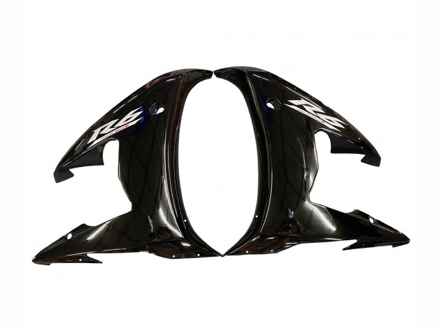 2006-2009 Yamaha YZF R6S Motorcycle Fairings - Glossy Black White Decals UK Manufacturers
