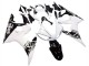2006-2009 Yamaha YZF R6S Motorcycle Fairings - White Glossy Black UK Manufacturers