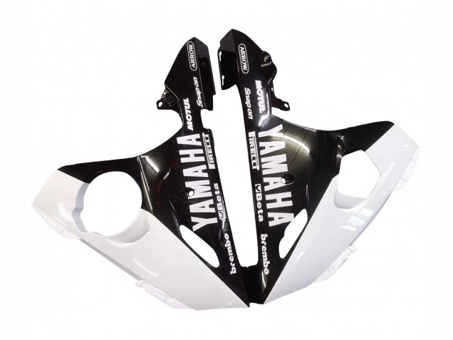 2006-2009 Yamaha YZF R6S Motorcycle Fairings - White Glossy Black UK Manufacturers