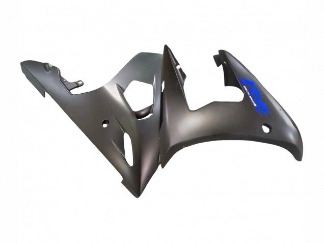 2006-2009 Yamaha YZF R6S Motorcycle Fairings - Matte Black Blue UK Manufacturers
