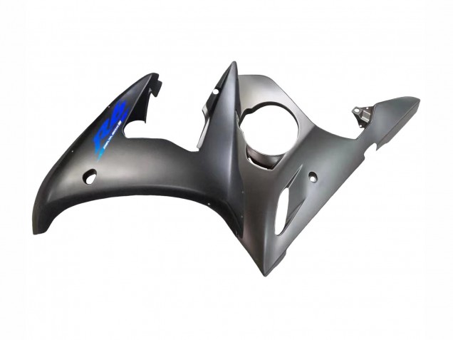 2006-2009 Yamaha YZF R6S Motorcycle Fairings - Matte Black Blue UK Manufacturers