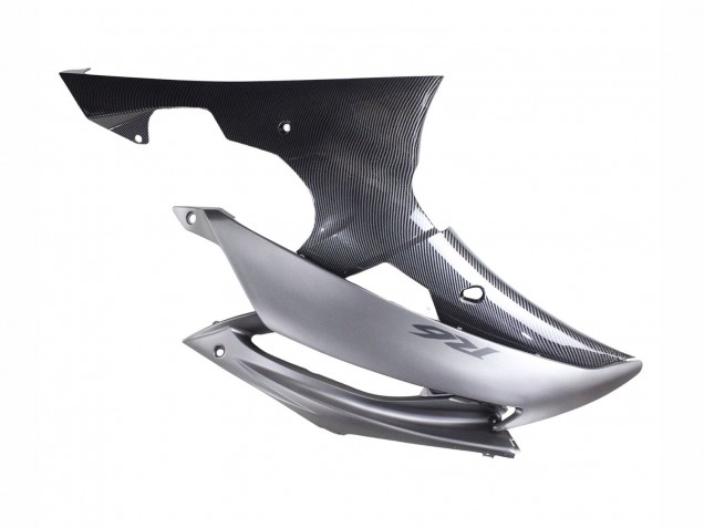2008-2016 Yamaha YZF 600 R6 Motorcycle Fairings - Grey Black Carbon Fiber Style UK Manufacturers
