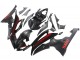 2008-2016 Yamaha YZF 600 R6 Motorcycle Fairings - Glossy Black Matte Black Red Stripe UK Manufacturers