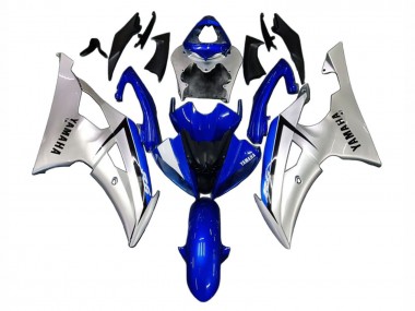 2008-2016 Yamaha YZF 600 R6 Motorcycle Fairings - Silver Blue UK Manufacturers