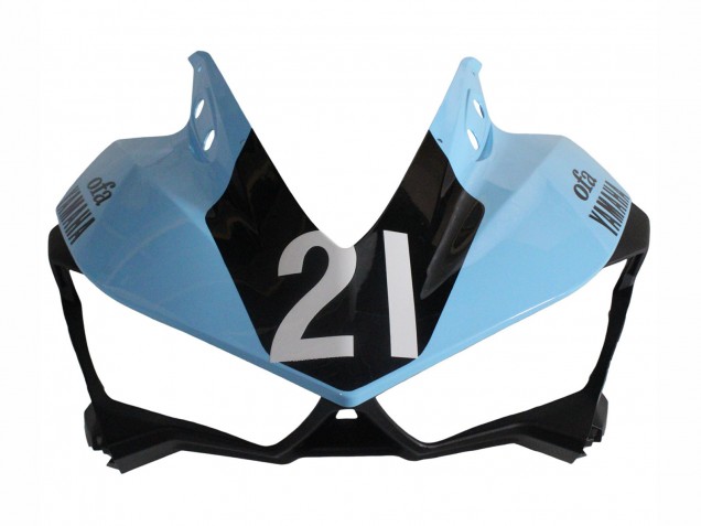 2015-2018 Yamaha YZF R3/R25 Motorcycle Fairings - Light Blue Black Yamalube 21 UK Manufacturers