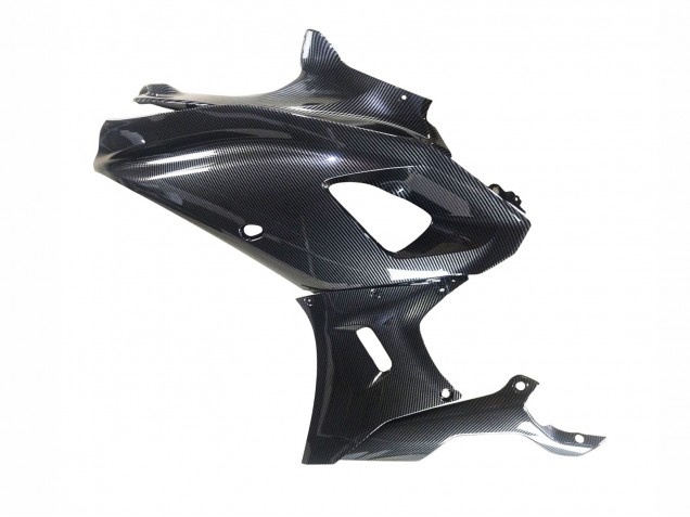 2021-2024 Yamaha YZF R7 Motorcycle Fairings - Black Carbon Fiber Carbon Fiber UK Manufacturers