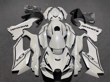 2021-2025 Kawasaki ZX10R Motorcycle Fairings - Pearl White Black UK Manufacturers
