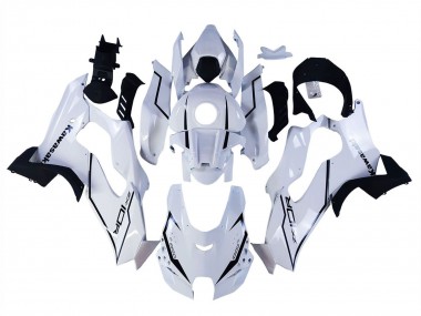 2021-2025 Kawasaki ZX10R Motorcycle Fairings - White Black UK Manufacturers