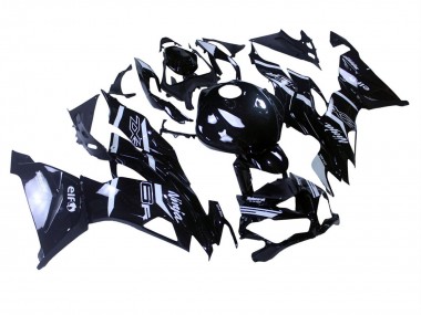 2019-2022 Kawasaki ZX6R Motorcycle Fairings - Glossy Black White UK Manufacturers