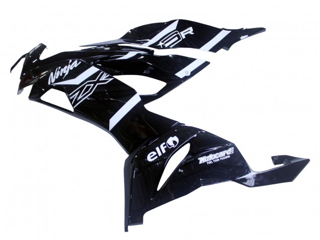 2019-2022 Kawasaki ZX6R Motorcycle Fairings - Glossy Black White UK Manufacturers