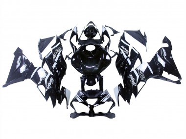 2019-2022 Kawasaki ZX6R Motorcycle Fairings - Glossy Black White UK Manufacturers