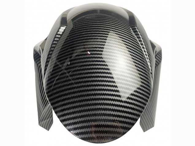 2019-2022 Kawasaki ZX6R Motorcycle Fairings - White Black Carbon Fiber UK Manufacturers