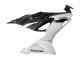 2019-2022 Kawasaki ZX6R Motorcycle Fairings - White Black Carbon Fiber UK Manufacturers