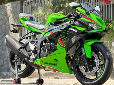2019-2022 Kawasaki ZX6R Motorcycle Fairings - Green Glossy Black Red UK Manufacturers